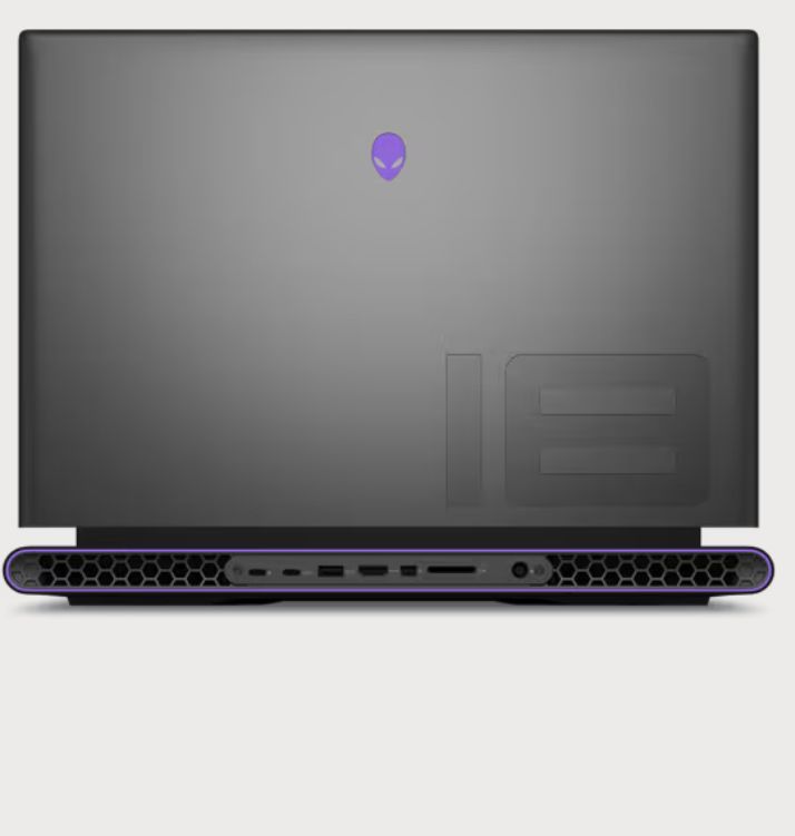 "image of the back lid photo of Alienware m18r2 and m18" 