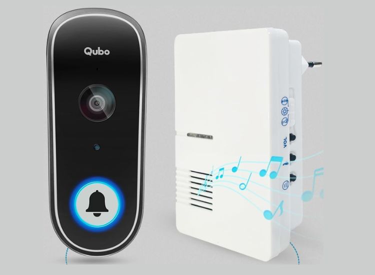 "image of Qubo video doorbell"