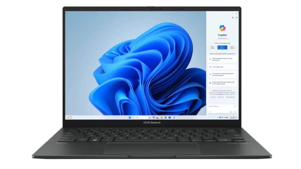 "image of ASUS Zenbook 14 OLED (Q425) front photo"