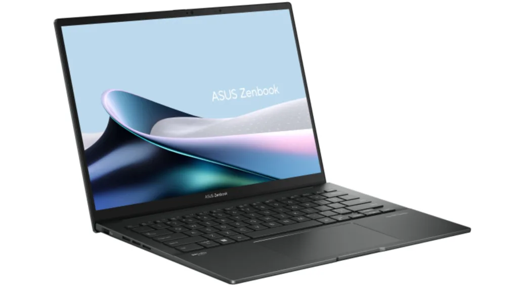 "image of ASUS Zenbook 14 OLED (Q425) side  photo"